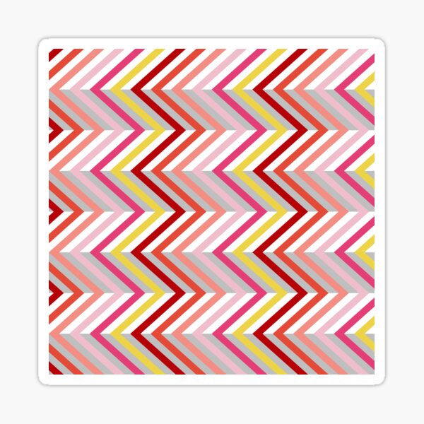 Zigzag Pattern Sticker