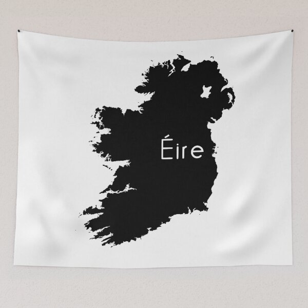 Item preview, Eire: Ireland (Black) designed and sold by IOMAprints.