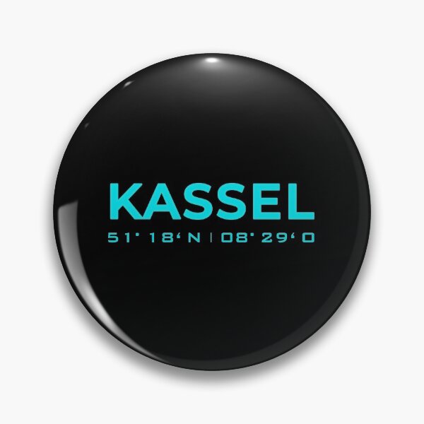 Item preview, Home Kassel with coordinates in blue neon design designed and sold by Blue-Fairy.