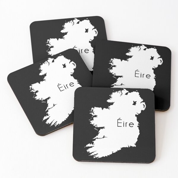 Aperçu de l'œuvre Irlande: Irlande (blanc) créée et vendue par IOMAprints.