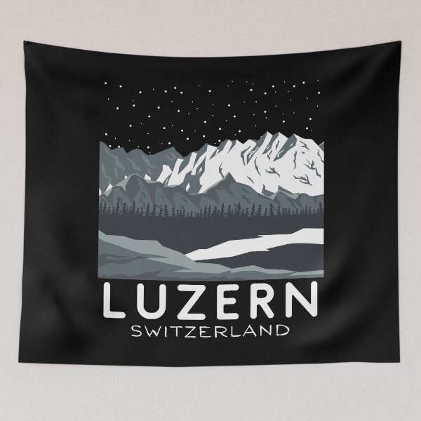 Item preview, Luzern Switzerland Mountain Life designed and sold by Hoiho Adventure Shirts.
