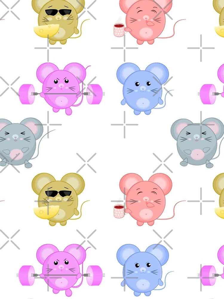 Thumbnail 4 of 4, iPhone Case, Colorful cute rats pack  designed and sold by Designs-RZ.