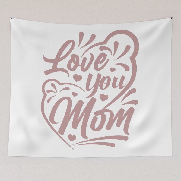 Item preview, Love you MOM, you are the best - Pink designed and sold by Schuva.
