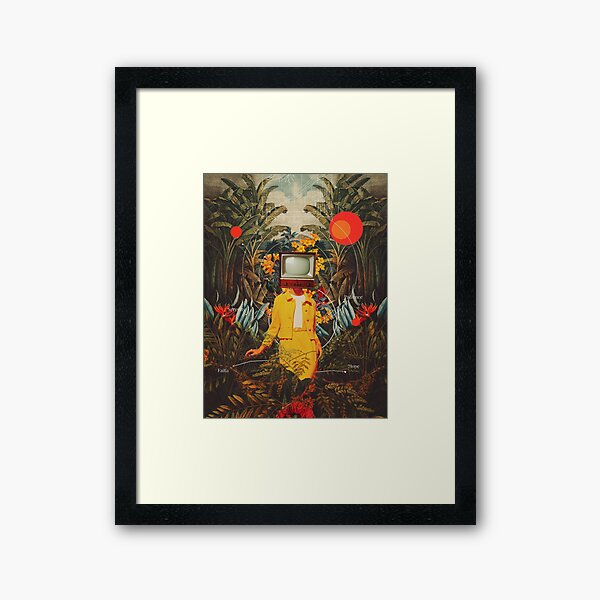 She Came from the Wilderness Framed Art Print