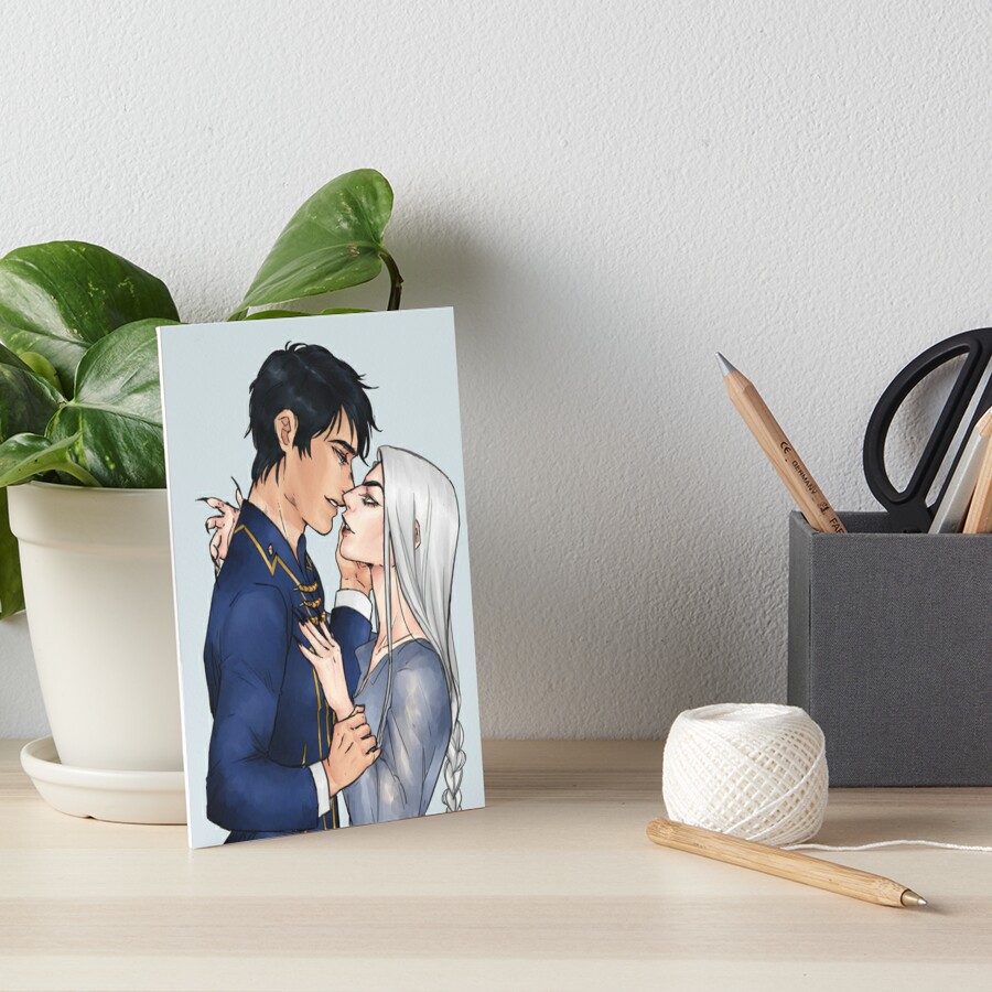 Throne Of Glass Manon Blackbeack And Dorian Havilliard Art Board Print By Jemerco Redbubble 3681