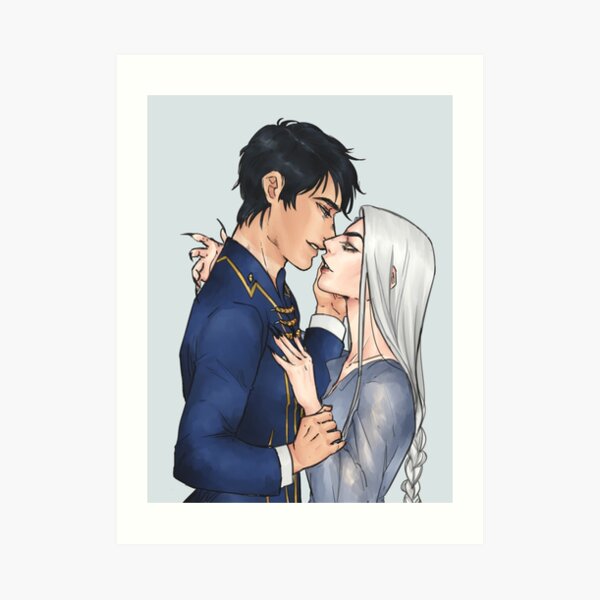 Throne Of Glass Manon Blackbeack And Dorian Havilliard Art Print By Jemerco Redbubble 3563