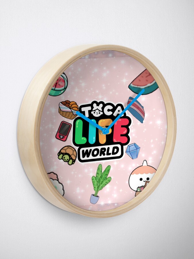 "toca boca toca boca 2021 toca life world" Clock for Sale by JAK