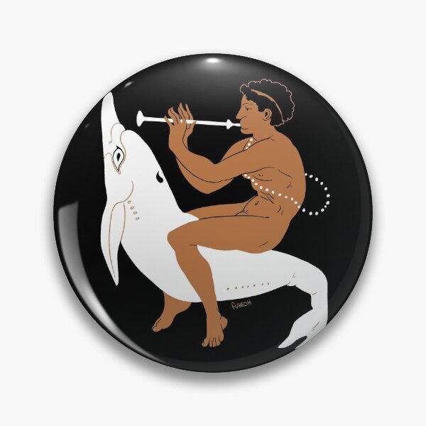 Item preview, Etruscan Youth Riding Dolphin designed and sold by flaroh.