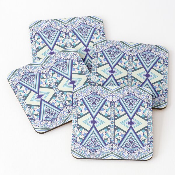 Item preview, Handmade Blue Geometry designed and sold by Carolina Diaz.