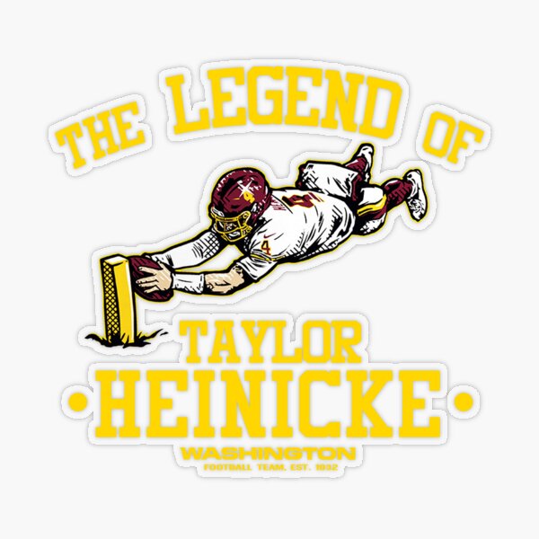 The Legend Of Taylor Heinicke Washington Football Team Essential T-Shirt  for Sale by mark321alphin