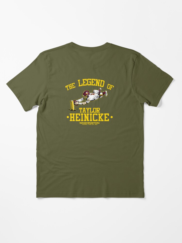 The Legend Of Taylor Heinicke Washington Football Team' Essential T-Shirt  for Sale by mark321alphin