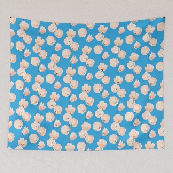 Item preview, Watercolor Hand Painted Natural Seamless Leaves and Flowers Pattern.  designed and sold by digoarpi.