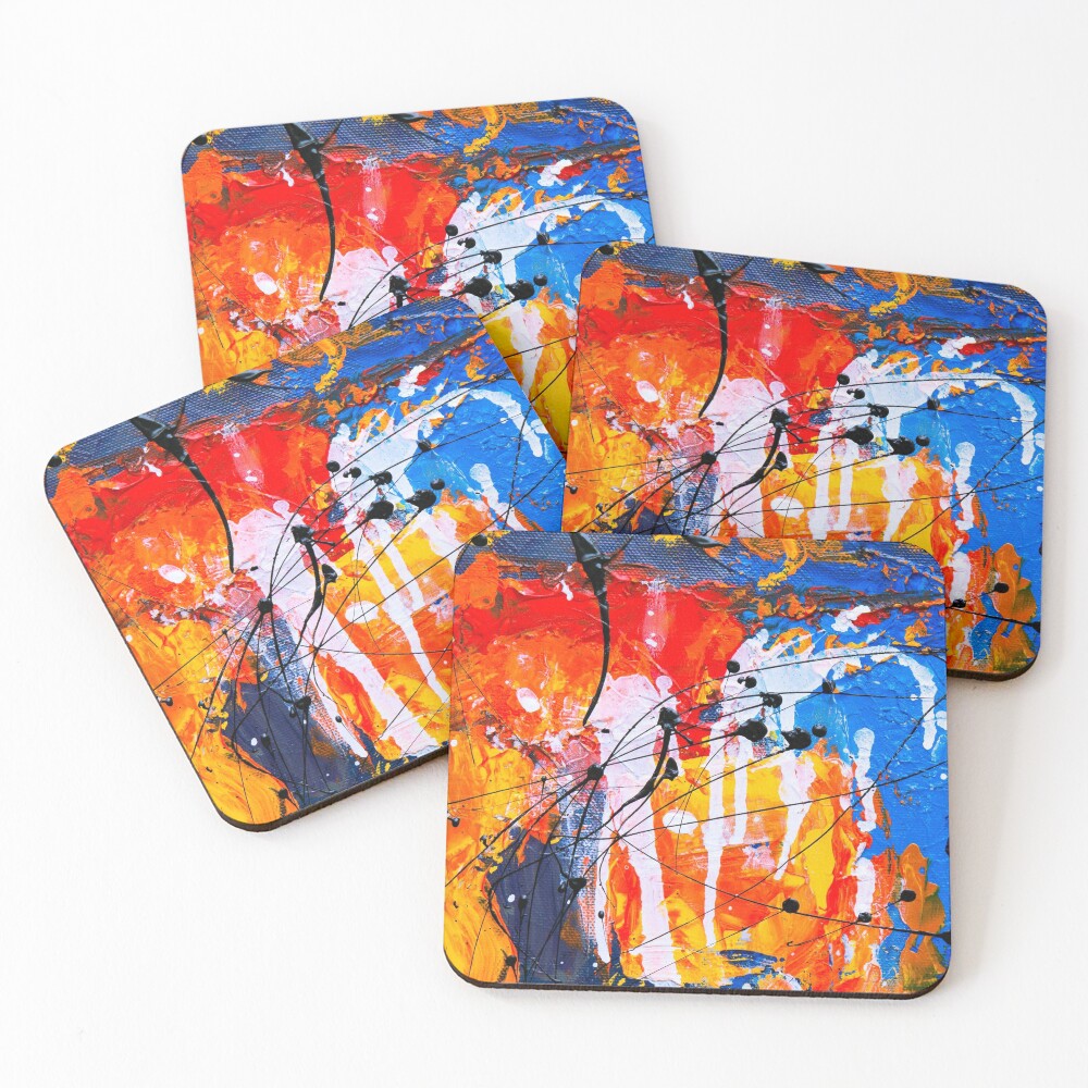 Item preview, Coasters (Set of 4) designed and sold by Banner-Ink.
