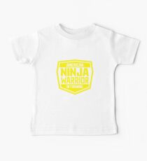 Camiseta para bebé Guerrero Ninja Americano - Amarillo
