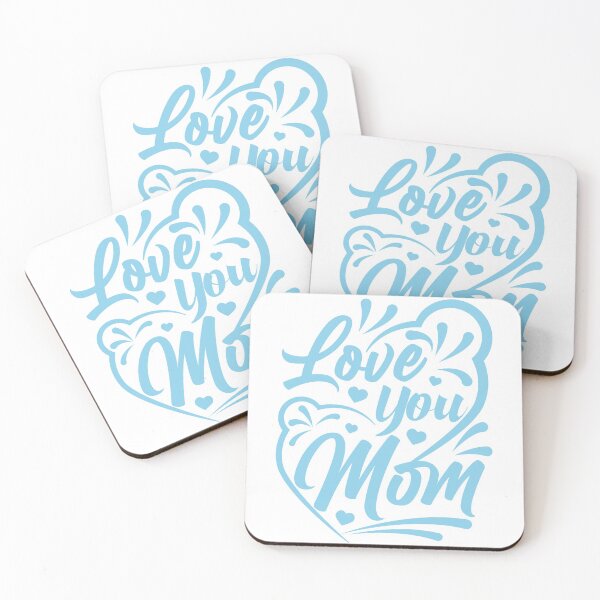 Item preview, Love you MOM, you are the best - Soft Blue designed and sold by Schuva.