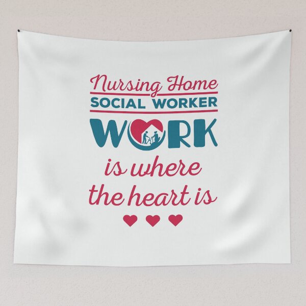 Item preview, Nursing Home Social Worker Work is Where the Heart Is designed and sold by jaygo.