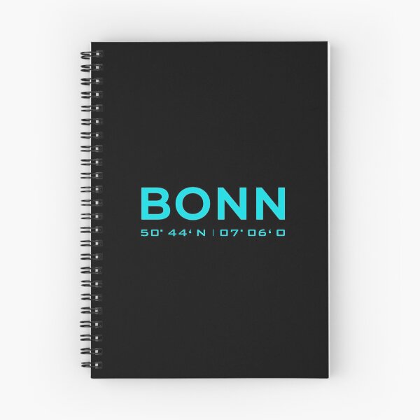 Item preview, Home Bonn with coordinates in blue neon design designed and sold by Blue-Fairy.