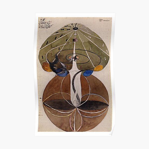 Hilma af Klint The Tree Of Knowledge No. 2 Series W 1915 Poster