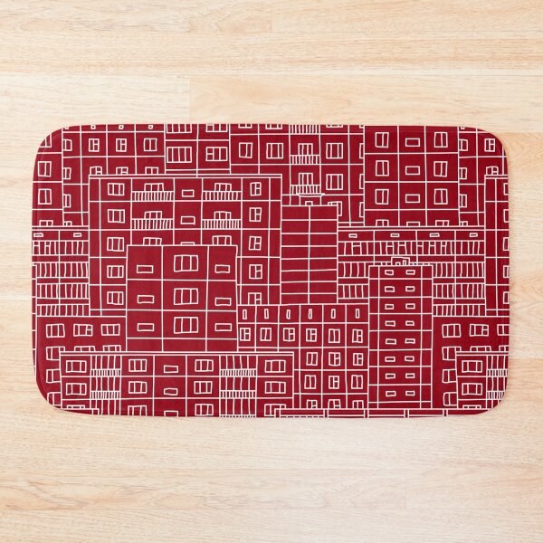 Item preview, CITY RED PATTERN designed and sold by Valeria Agibalova.