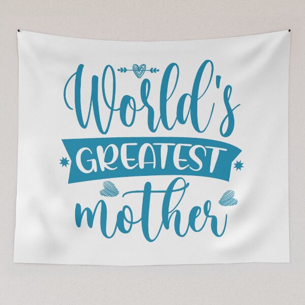 Item preview, World's greatest mother, I love my mum - Blue designed and sold by Schuva.
