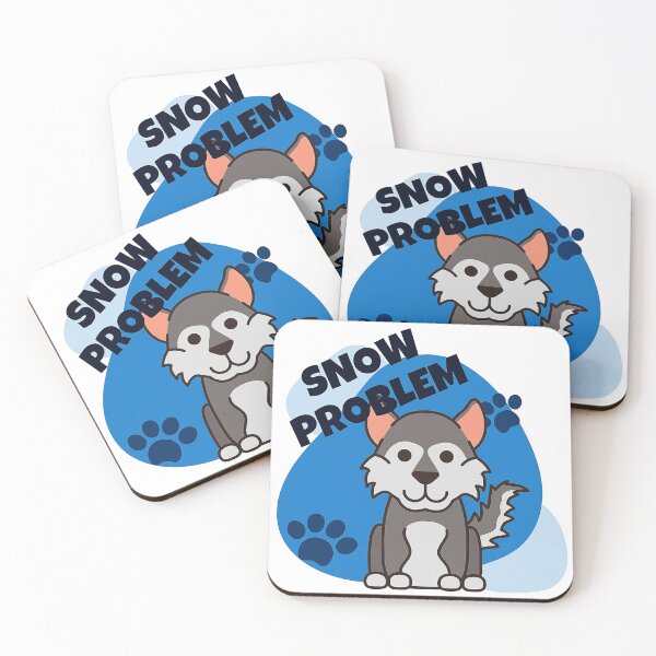 Item preview, Snow Problem Husky Malamute Sled Dog designed and sold by LoveofDog.