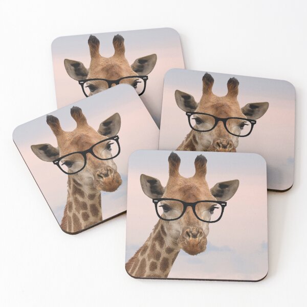 Item preview, Giraffe Wearing Glasses designed and sold by SunfullyYours.