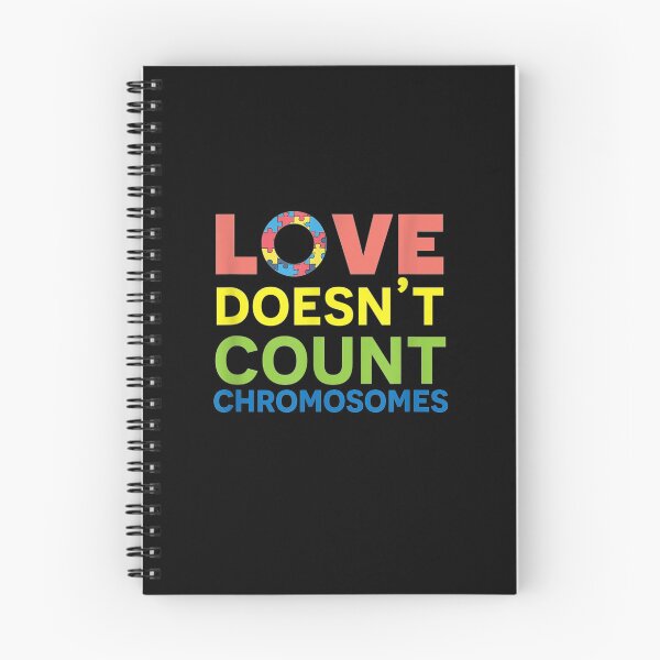 Item preview, Love Doesn't Count Chromosomes Down Syndrome Awareness  designed and sold by manidala.