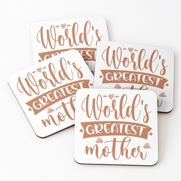 Item preview, World's greatest mother, I love my mum - Brown  designed and sold by Schuva.