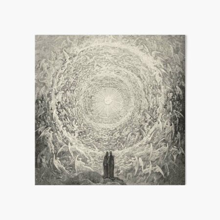 ANGELS AND DEMONS. Dante, Heaven, Heavenly, The Divine Comedy, Gustave Dore, Highest, Heaven. Art Board Print