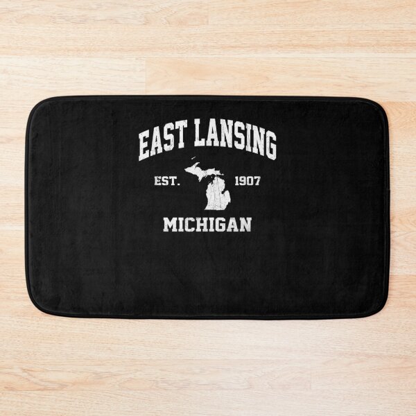 Item preview, East Lansing Michigan Mi Vintage State Athletic Style  designed and sold by manidala.