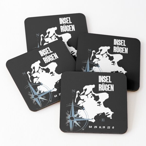 Item preview, Rügen Baltic Sea Island Coordinates Map Vacation designed and sold by sbachstroem.
