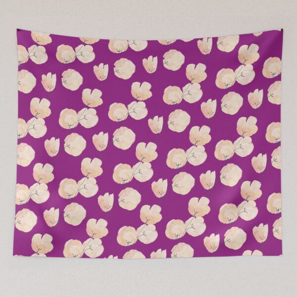 Item preview, Hand Painted Natural Seamless Leaves and Flowers Pattern.  designed and sold by digoarpi.