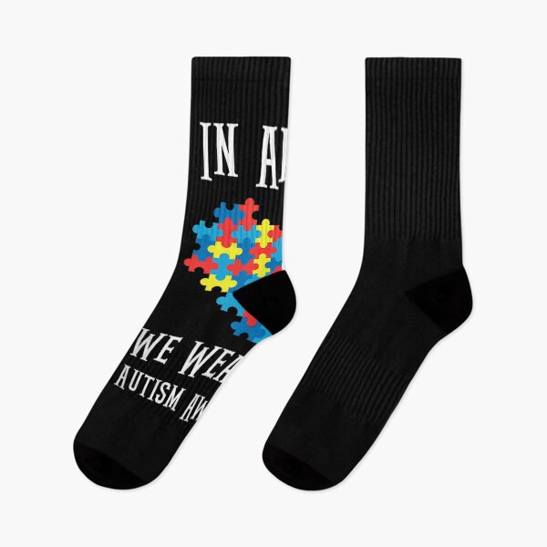 Item preview, Autism Rainbow In April We Wear Blue Autism Awareness  designed and sold by manidala.