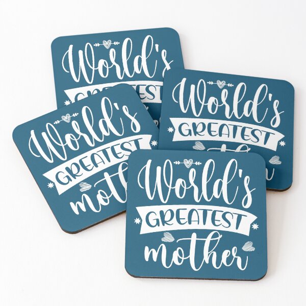 Item preview, World's greatest mother, I love my mum - Blue and White designed and sold by Schuva.