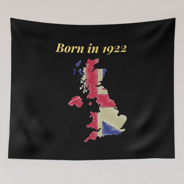 Item preview, United kingdom  born 1922,United kingdom  Flag t-shirt,united kingdom  t-shirt, united kingdom  map t shirts, proud European t shirts designed and sold by eyesight4vision.