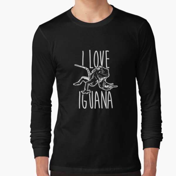 I Love Reptiles Iguana Lover Long Sleeve T-Shirt