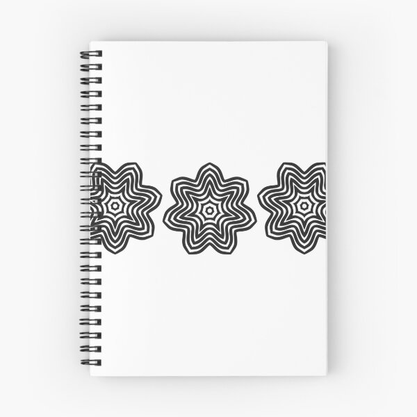 Item preview, Three Black Concentric Flowers designed and sold by John Uttley.