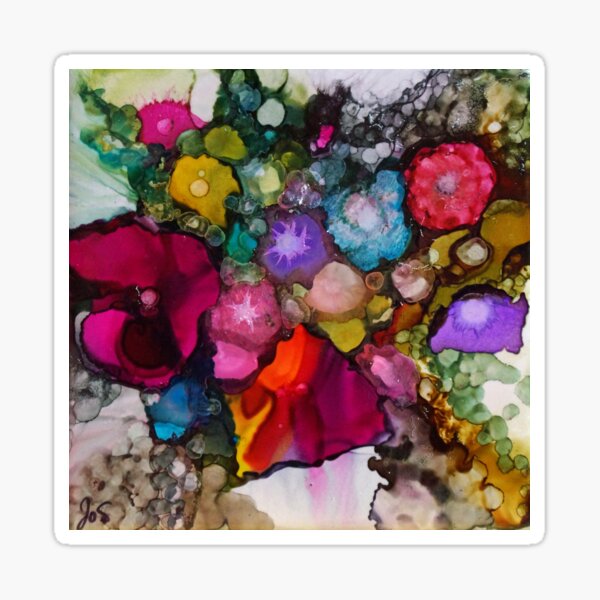 Sparkling Floral Sticker