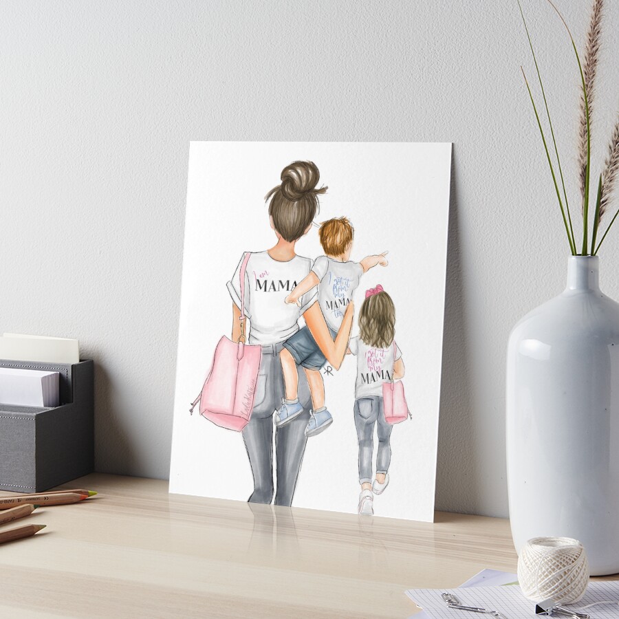 Mom of Both Svg, Boy and Girl Mama Svg, Leopard Mama Svg