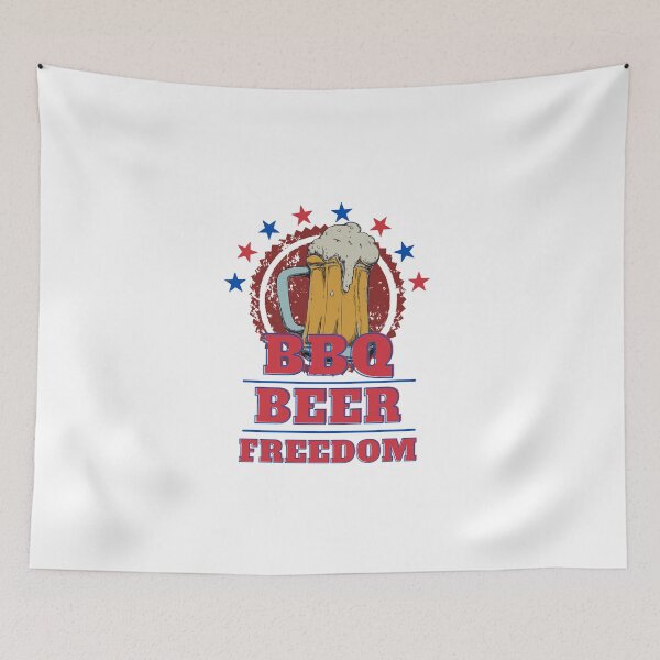 Item preview, bbq beer freedom 4th of july designed and sold by Lorrre.