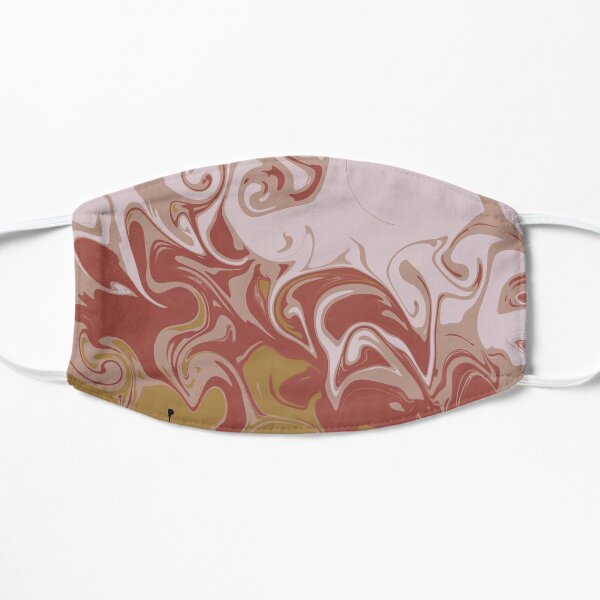 Abstract Modern Marble Art Flat Mask