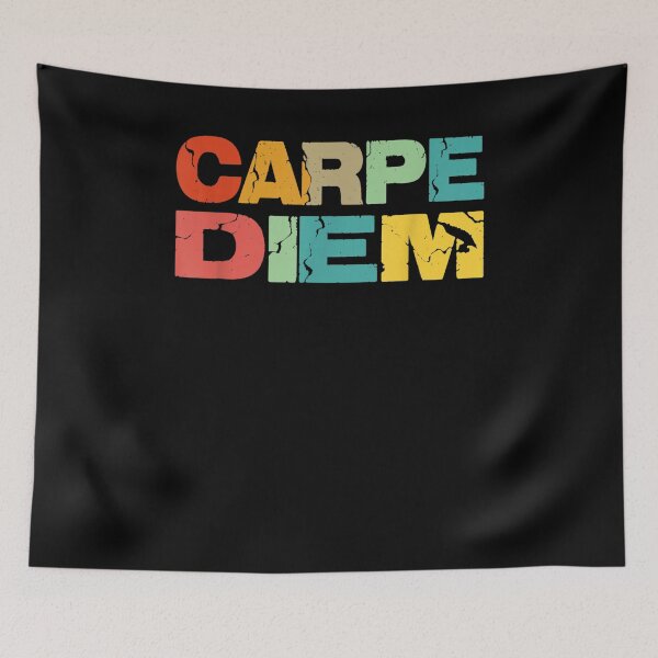 Item preview, Carpe Diem Seize The Day Vintage Retro Look  designed and sold by manidala.