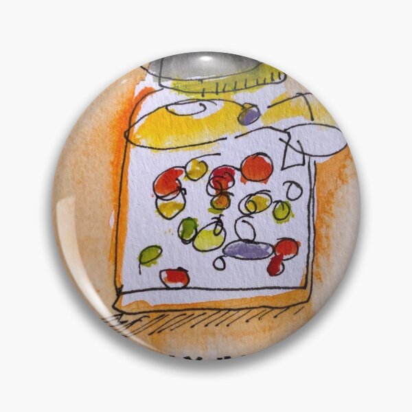 Item preview, Blinddrawn Jellybean Jar designed and sold by jill badonsky.