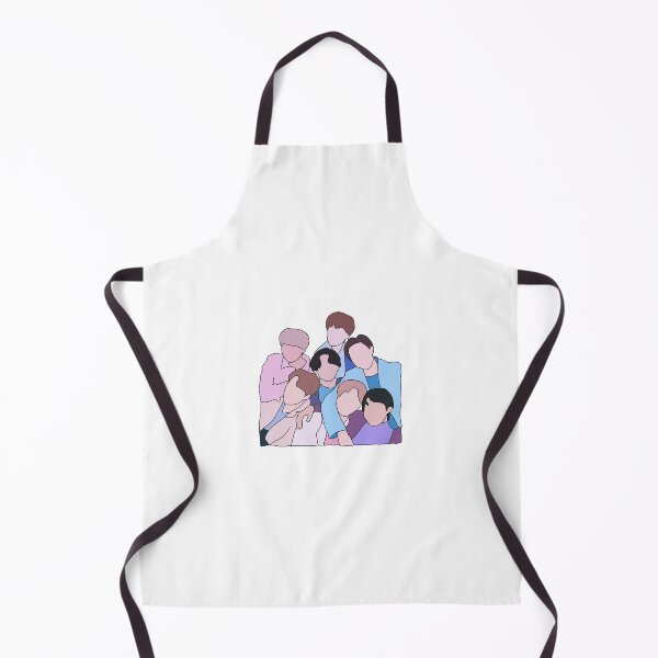 Item preview, BTS Group pic drawing designed and sold by caramelizedshop.