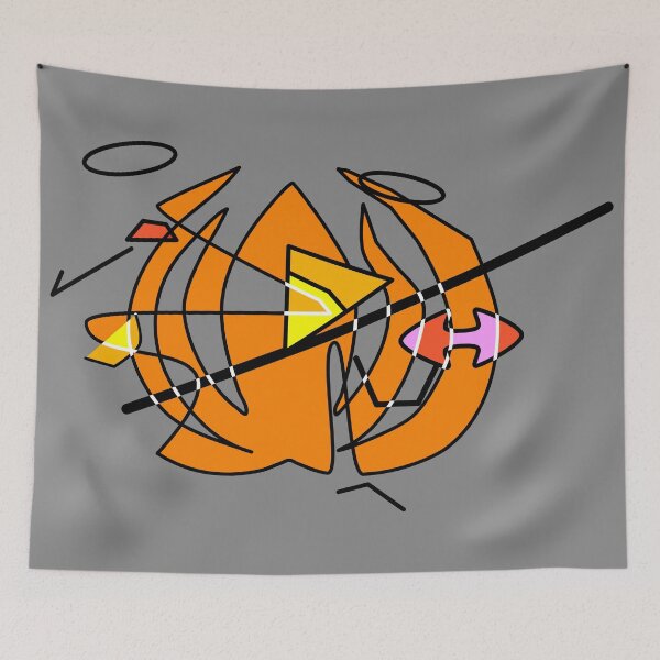 Item preview, Orange Whacky Kraken designed and sold by Bestagon.
