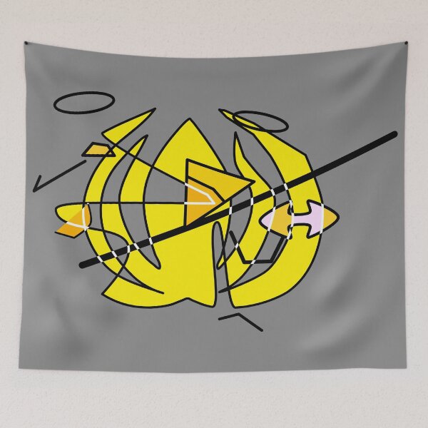 Item preview, Yellow Whacky Kraken designed and sold by Bestagon.