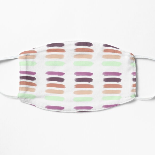 Abstract Modern Stripe Art Flat Mask
