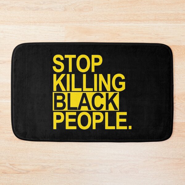 Item preview, Stop killing Black People (yellow) designed and sold by Thelittlelord.
