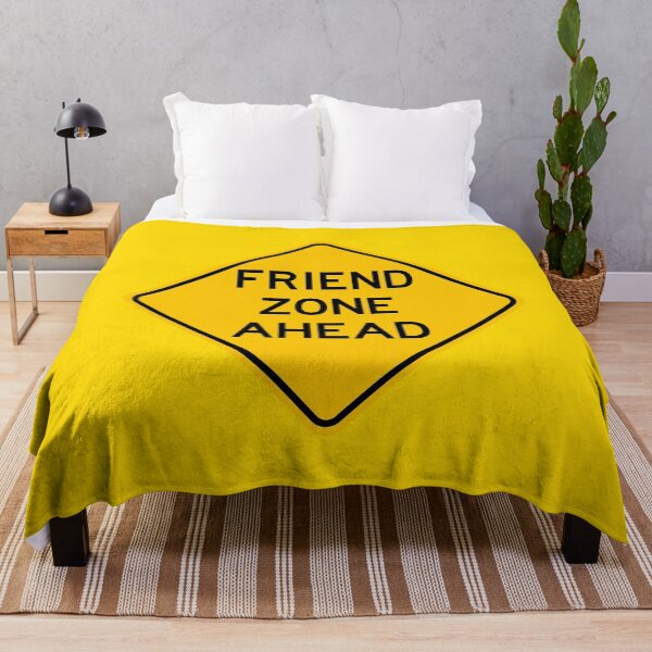 Aperçu de l'œuvre Friend Zone Ahead - Signe drôle créée et vendue par LongTunnel.