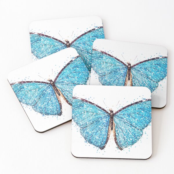 Item preview, Turquoise Blue Butterfly designed and sold by newburyboutique.